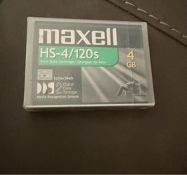 Maxell HS-4/120s 4GB Data Cartridge Brand New Sealed