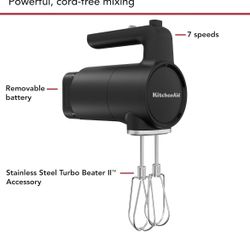 KitchenAid Go Wireless Hand Blender – 7 Speeds