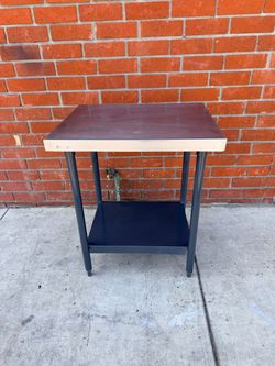 stainless steel work table 24” x 30”