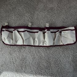 7 pocket beige Bucket Cleaning Tool Organizer,Wash Tool Caddy Organizer