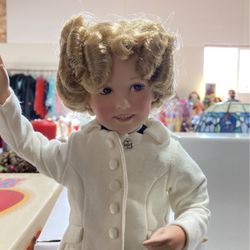 Shirley Temple Porcelain Doll 
