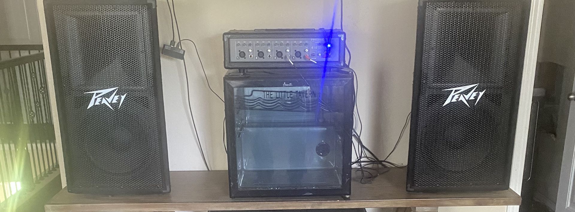 Sound System - PV /Phonic. Speakers -Mixer