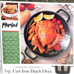 3 Qt cast iron Dutch oven