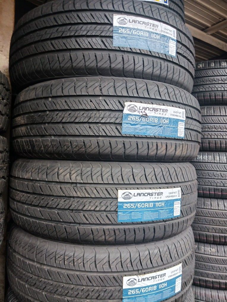 New lancastar 265/60R18 set of 4 tires
