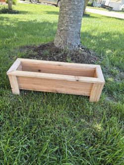 Cedar Patio Planters