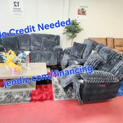 💥🛋Promotion On Power Reclining Livingroom Couches ✨️ Only $49 Down No Credit Needed Financing ✨️ 