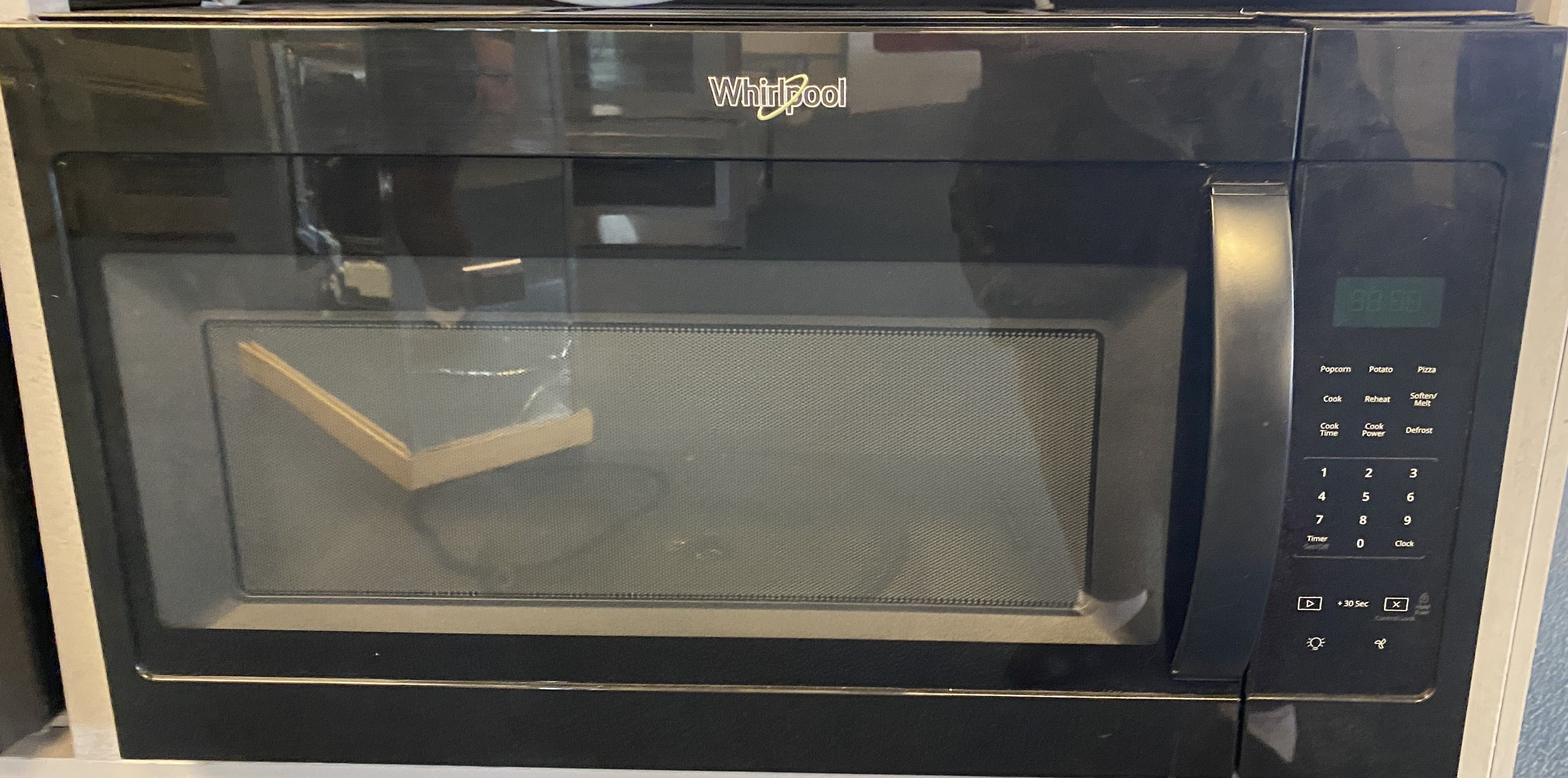 Black Whirlpool Over The Range Microwave (8-0016)