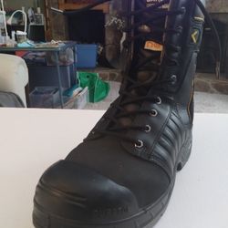 (Size-12.0) Men's, New, Dakota WorkPro Series 8 Inch Quad Steel Toe Composite Plate Internal Metguard Work Boots#5ANADK3-8112
 Advanced Features Compo