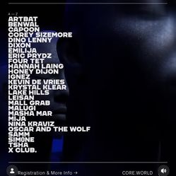 Core Los Angeles 2 Day GA Wristband 