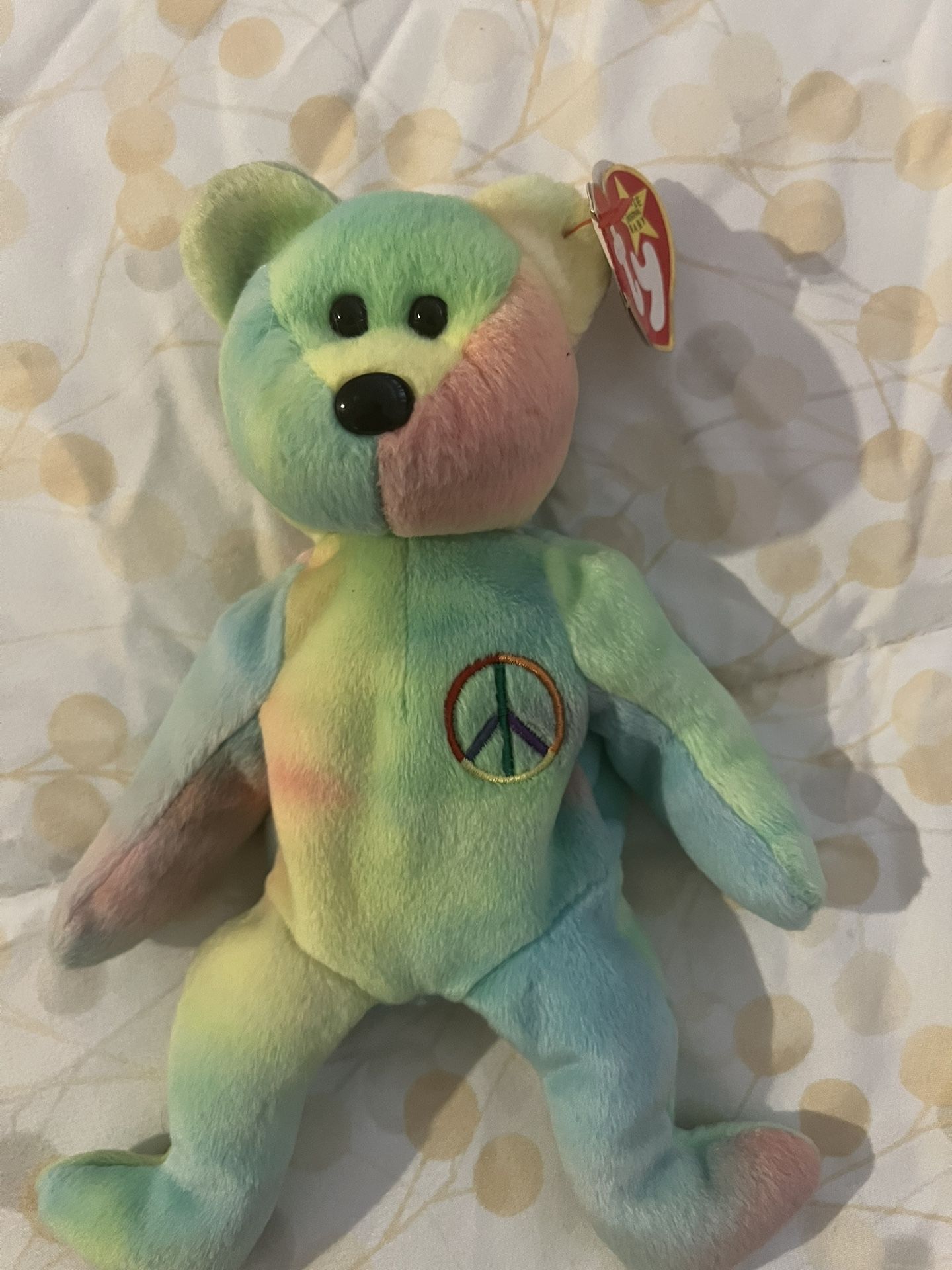 TY Peace The Bear rare 1996 Stamp 115 