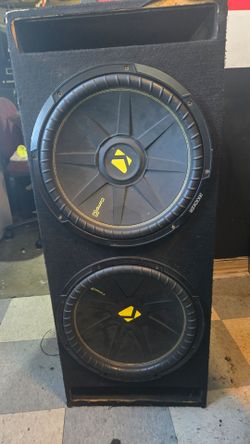 Speaker box with 15'  kicker speakers