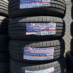 Vendo Set De Llantas Nuevas 195/65R15 Marca American 