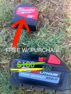 Milwaukee M18 RedLithium High Output XC6.0 Battery