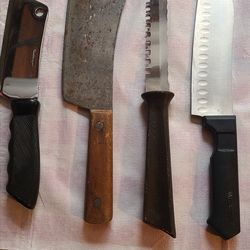 Lot of 4 Knives