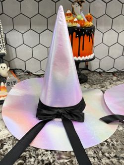 Metallic witch hats