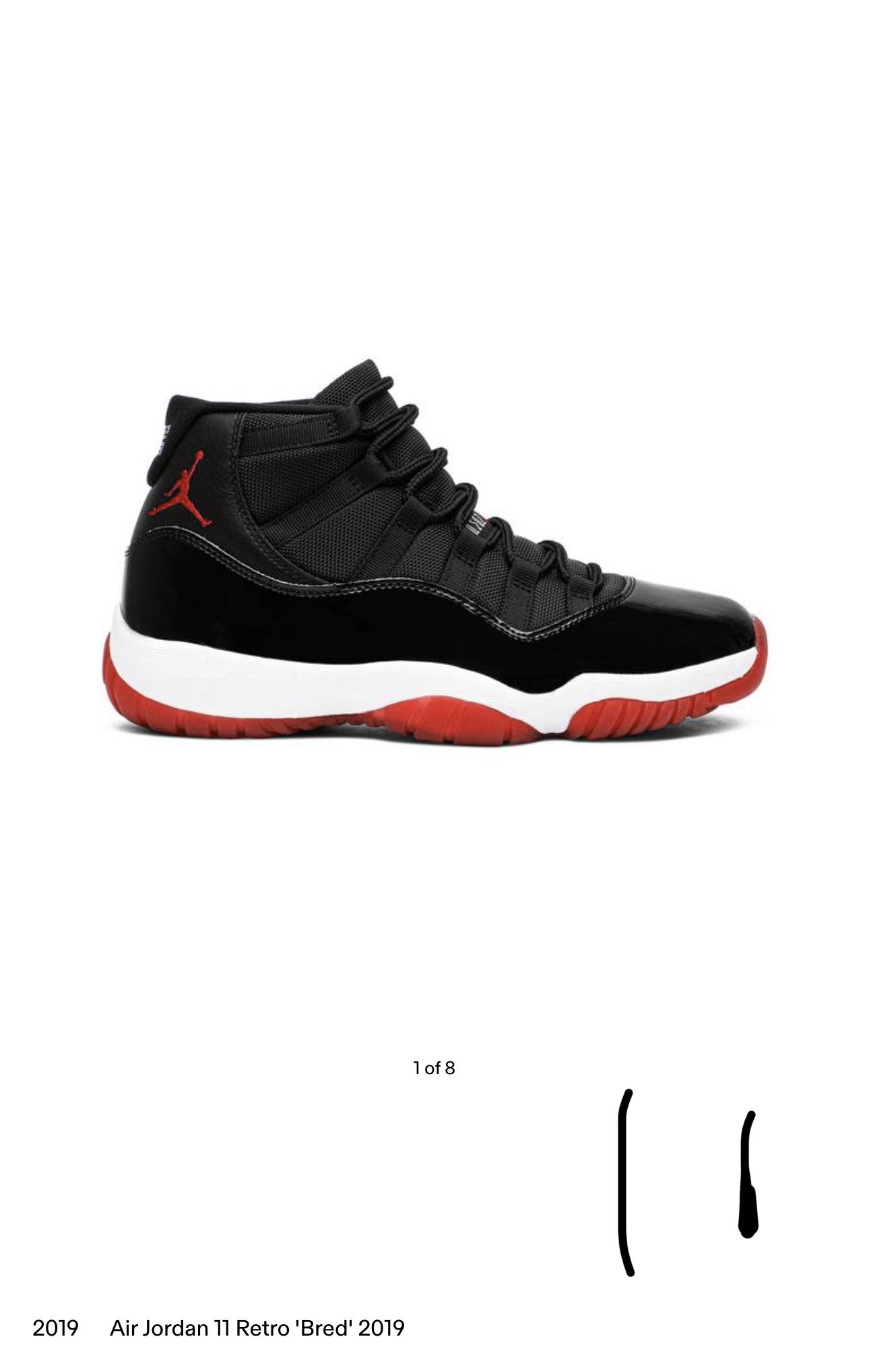 Jordan 11 Bred display picture 2