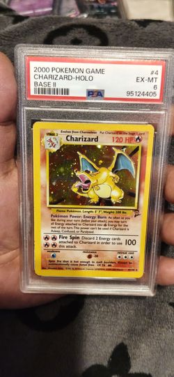 PSA 6 Charizard Holo Base II Pokemon Card