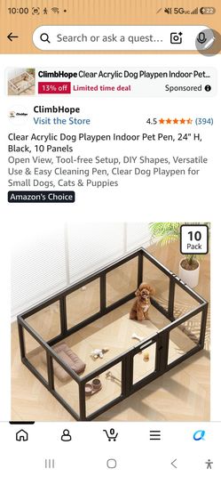 Dog indoor playpen