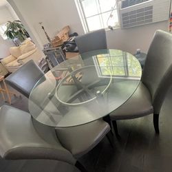 Glass Dining Table