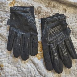 Men's Large Black Mechanix Gloves