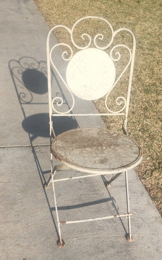 Vintage Chair Plant Stand