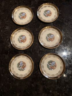 Crest of gold 22k Sabin 6 pc set New!!