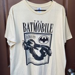 The Batman Batmobile Graphic T-Shirt Batman 1989 Father’s Day Gift