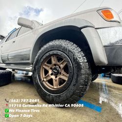 MVX WHEELS AND TIRE SET bronze 6x139.7 + 265/65R17 All Terrain