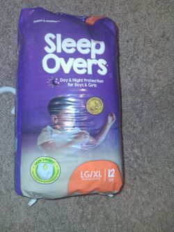 Sleepover pull up diapers  large/ Xlarge