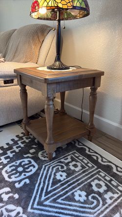 Augusta Brown End Table