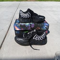 Lamelo MB1 Lo JR Puma Black and White Size 6.5