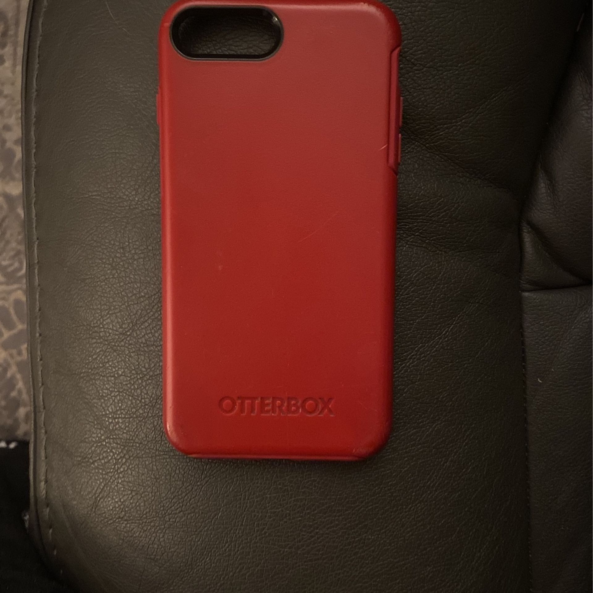 Red Otter box Case iPhone 7 Plus