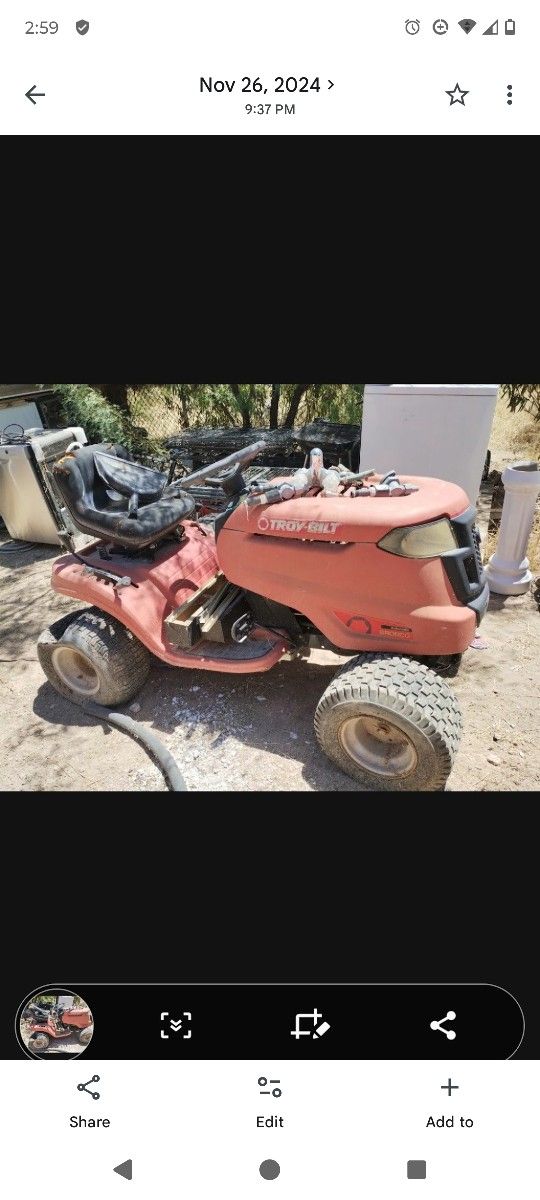 Lawn Mower Tractor