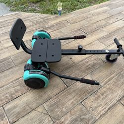 Hoverboard With Seat Attachment 