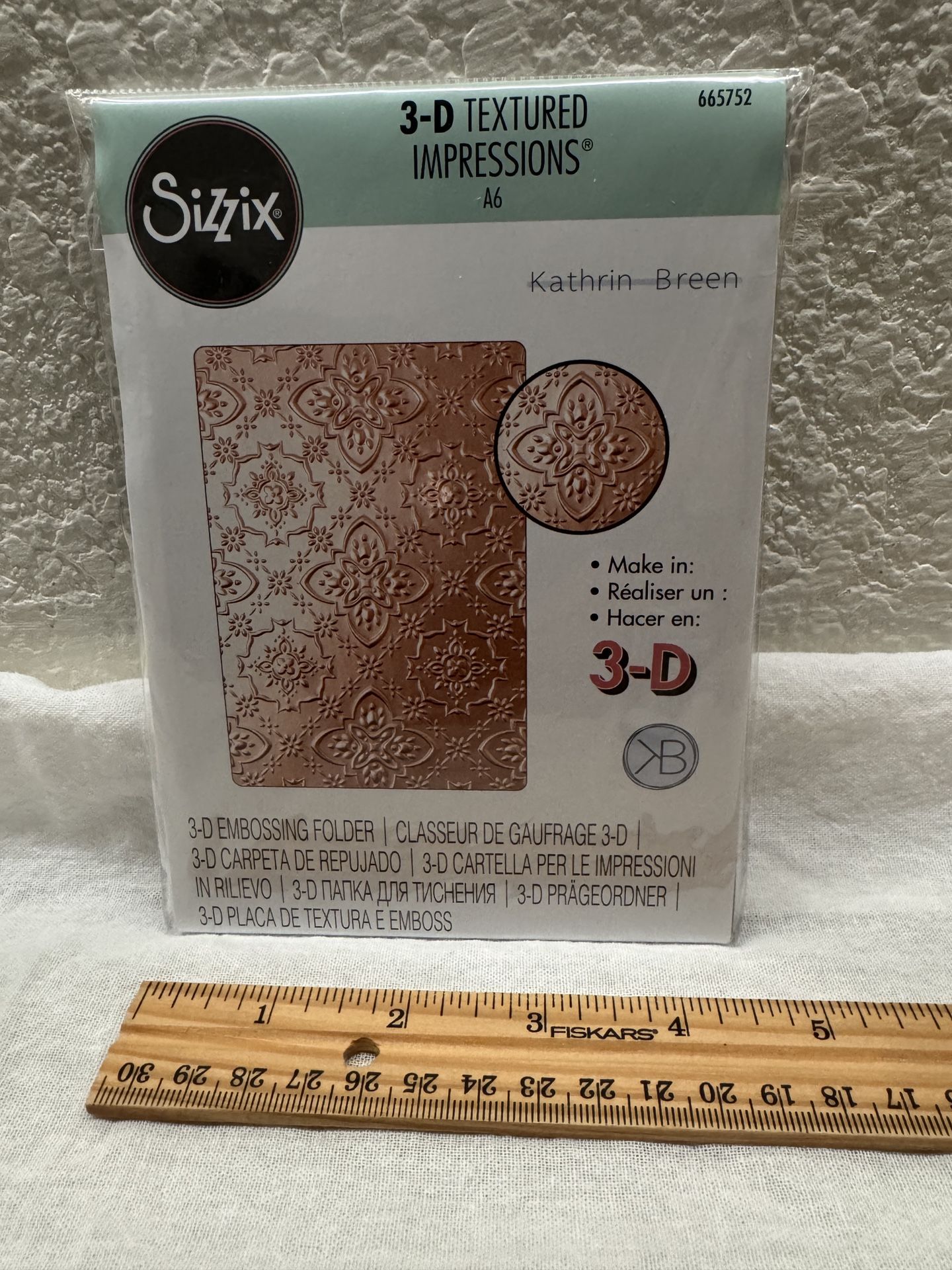 Sizzix 3-D Embossing Folders -Ornamental Motif