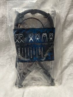 6 black Wig Stand holder