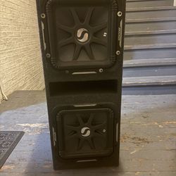 Pair of L7 kickers Subwoofers 12 inch