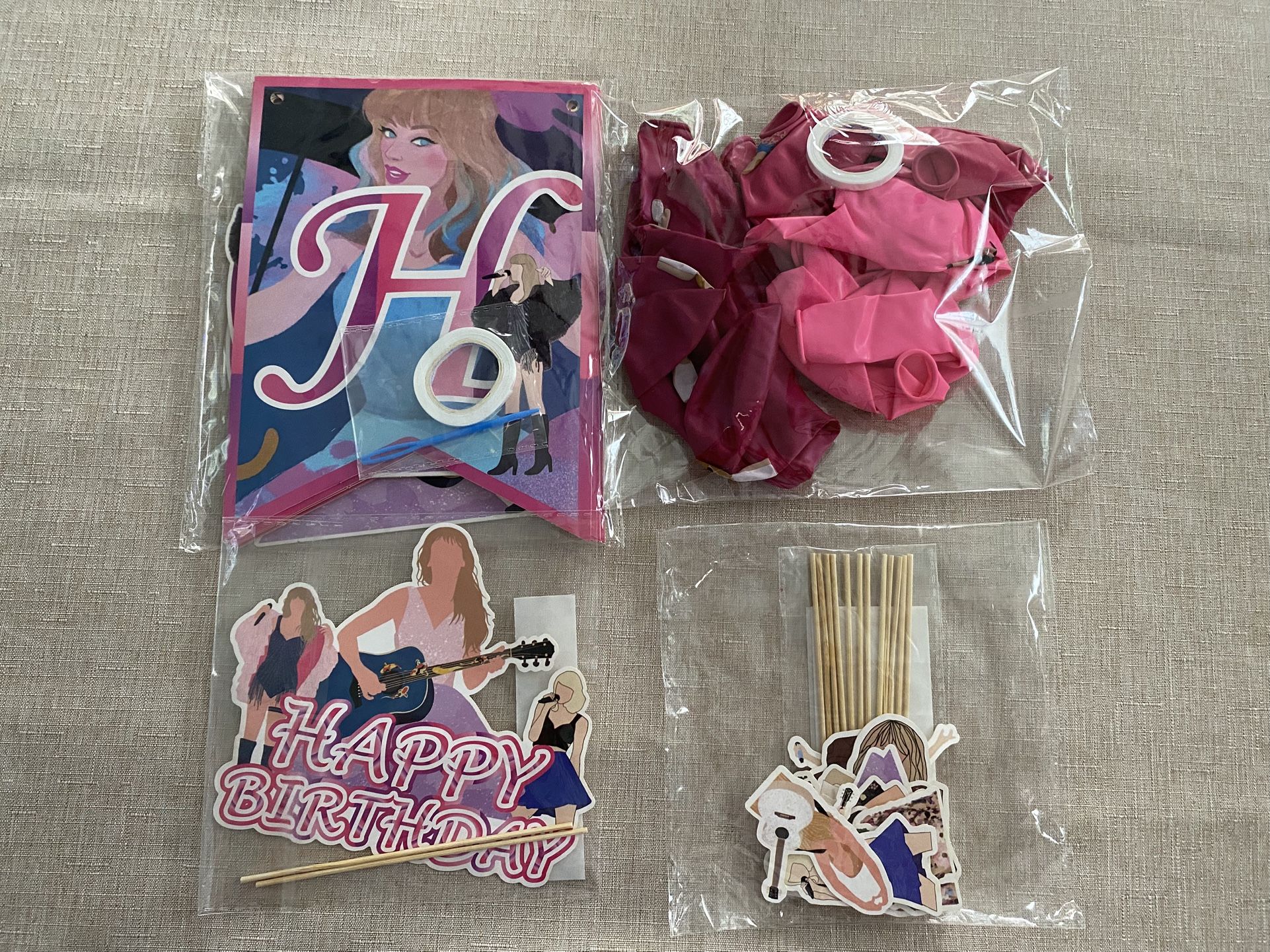 Taylor Swift Birthday Party Decoration