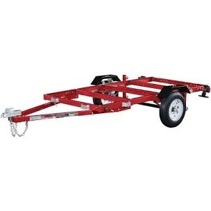 Haul-Master - 1720 lb. Capacity 4 ft. x 8 ft. Heavy Duty Folding Trailer