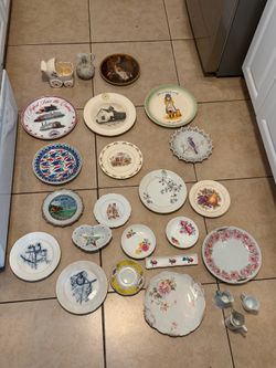 A lot of plate collection, first person that brings $10 firm for everything take it’ Costa Mesa