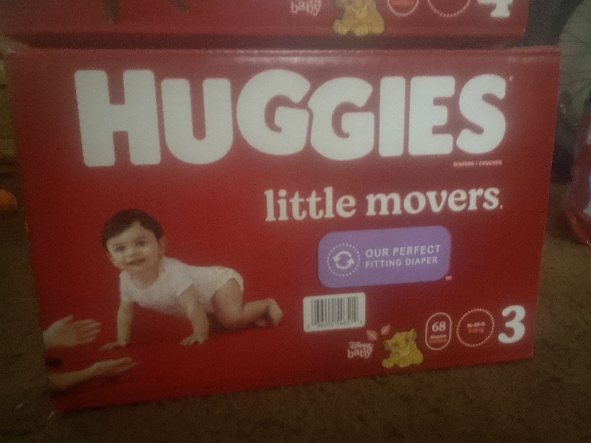 Huggies Little Movers Size 3, 68 Count
