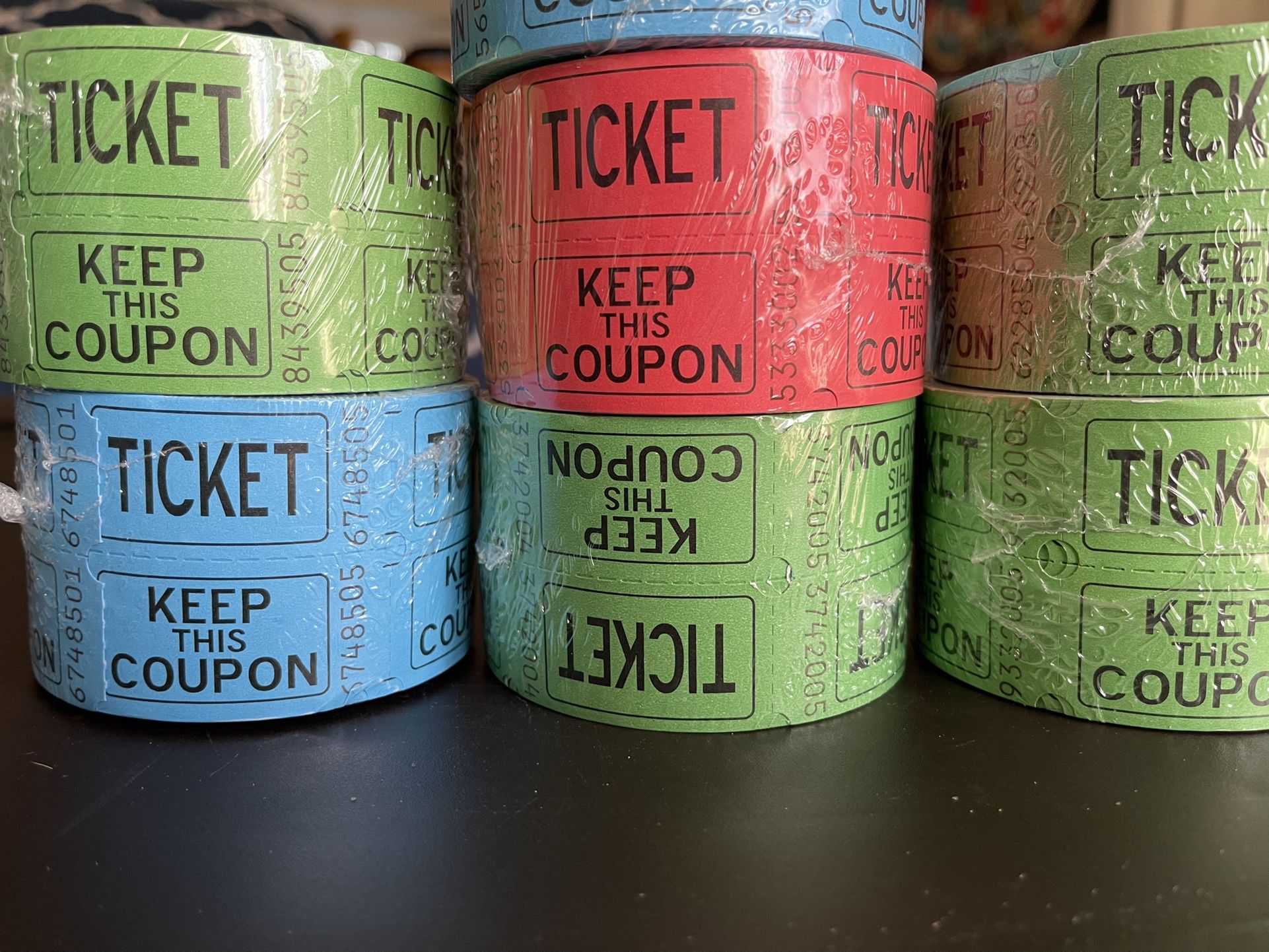 Raffle Ticket Rolls