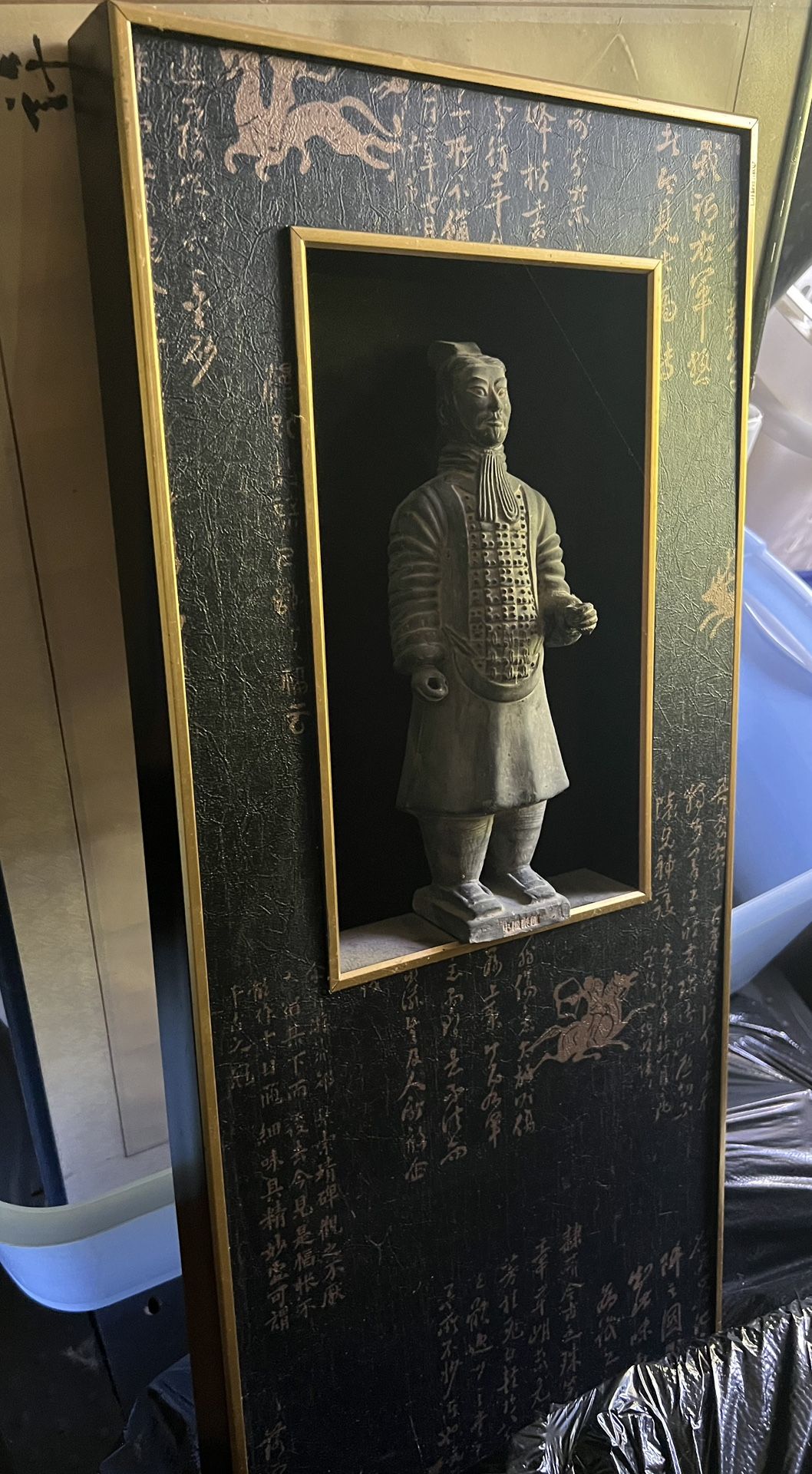 Vintage Chinese Terra Cotta Soldier Figurines
