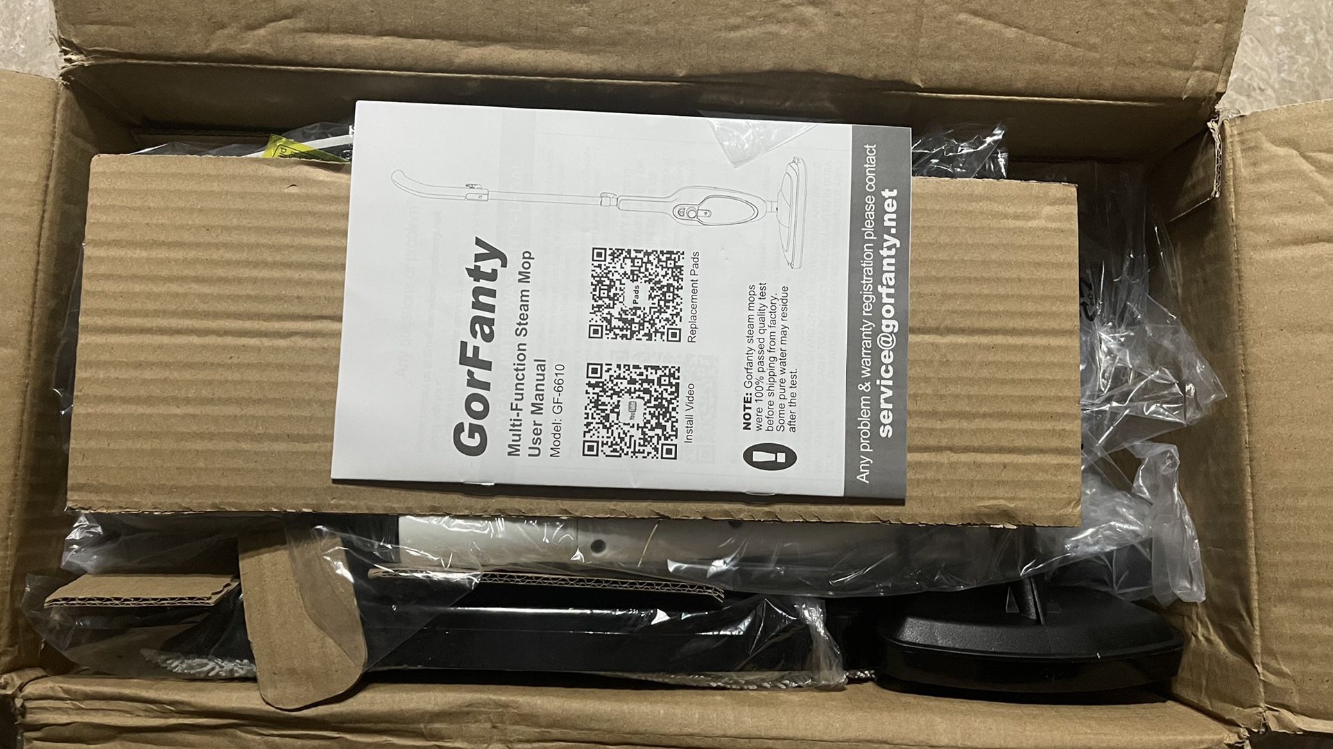 Gorfanty Steam Mop 10-in-1 MultiPurpose Handheld Steam Cleaner Detachable Floor Steamer for...