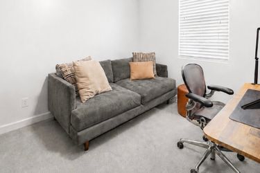 Living spaces couch- grey
