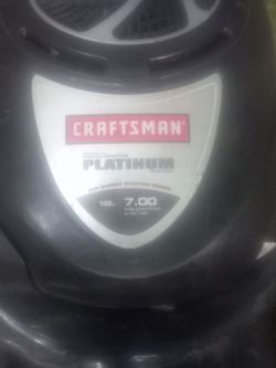 Craftsman self-propelled 7.0 lawn mower