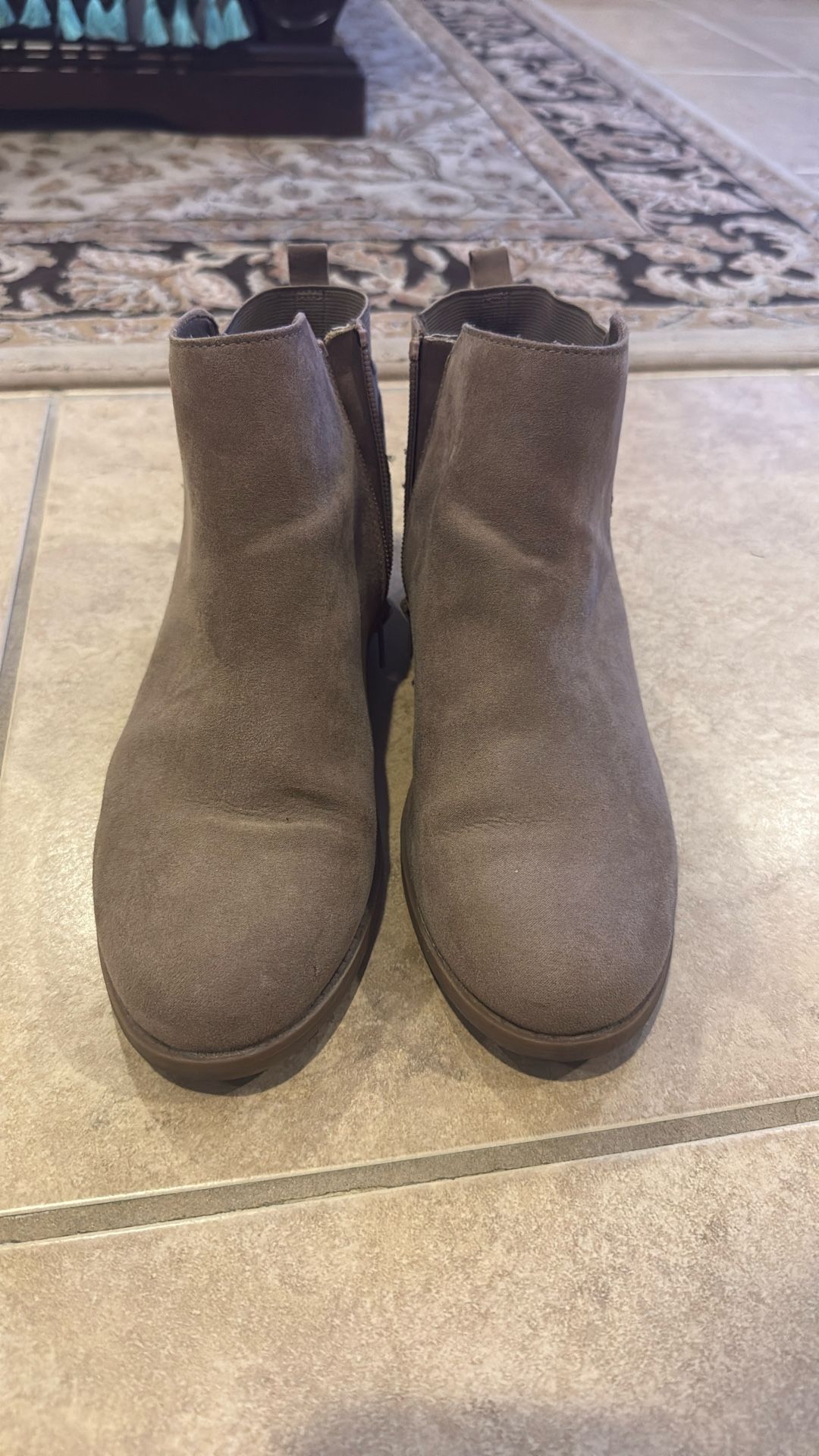Beige Boots Size 9