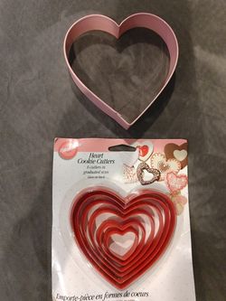 Wilton heart shaped cookie cutters
