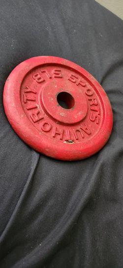 160 Lbs Of Weight Plates And A 25lb Bar