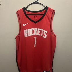 2XL AMEN THOMPSON HOUSTON ROCKETS JERSEY